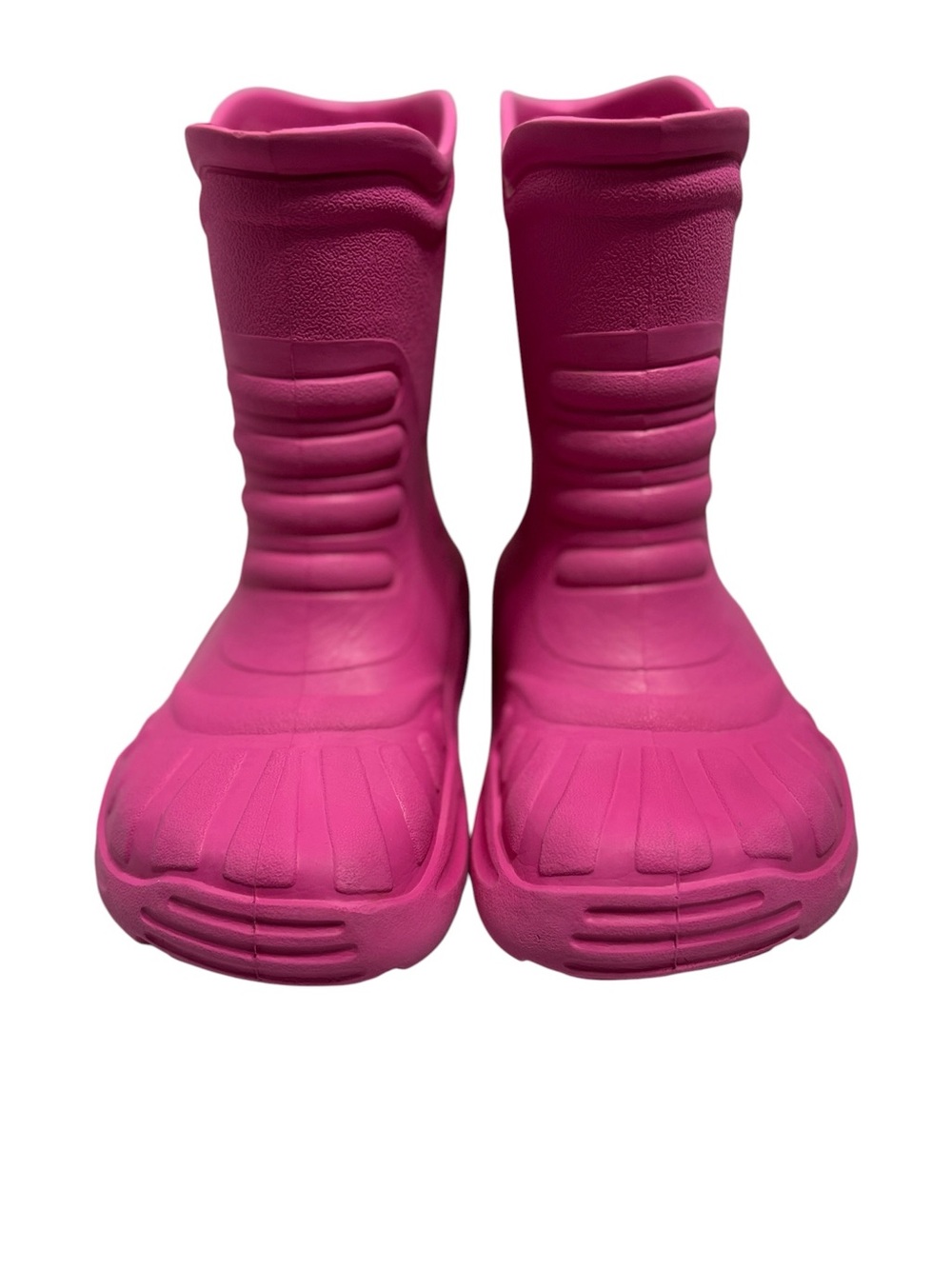 CROCS Pink Georgie Youth Slip-On Waterproof Outdoor Rain Boots Size M2 W4 - Picture 4 of 14